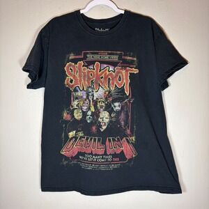Slipknot The Devil In I T-Shirt Large Black The Nine Home Video Double Sided
